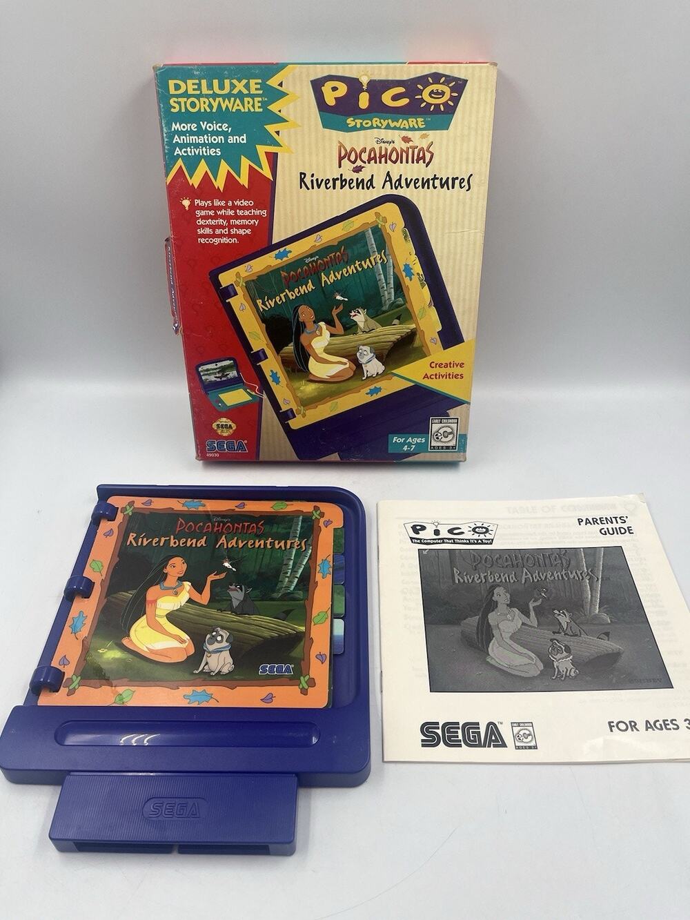 Disney's Pocahontas Riverbend Adventure (Sega Pico Educational 1995) Complete
